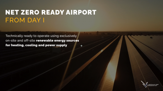 Net Zero ready airport airport from day 1